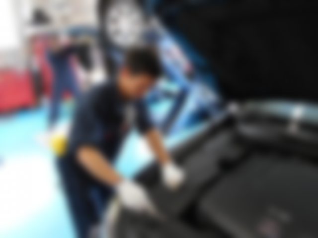 整備作業のようす